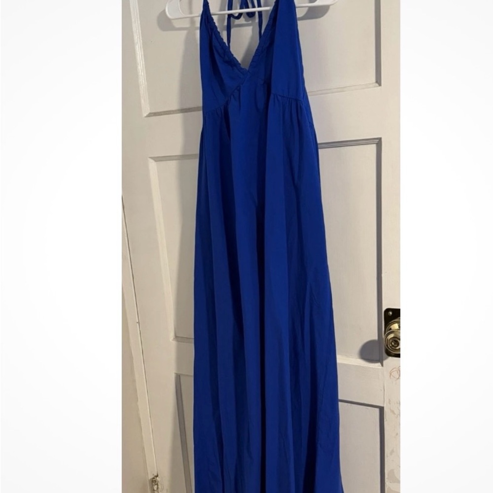 Universal Thread Blue Halter Maxi Sundress